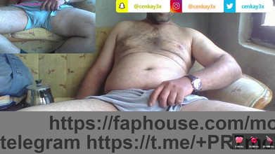 CenkAy: Masculine Daddy Memancut Mani Lagi Di Hujung Siaran Langsung