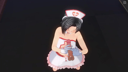 H3DC: 3D hentai POV pielęgniarka szarpała pacjenta