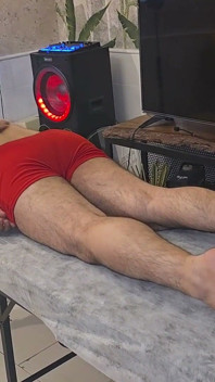 Muscular Wrestler Gets Ass Licked During Gay Massage - Unexpected Rimming Session