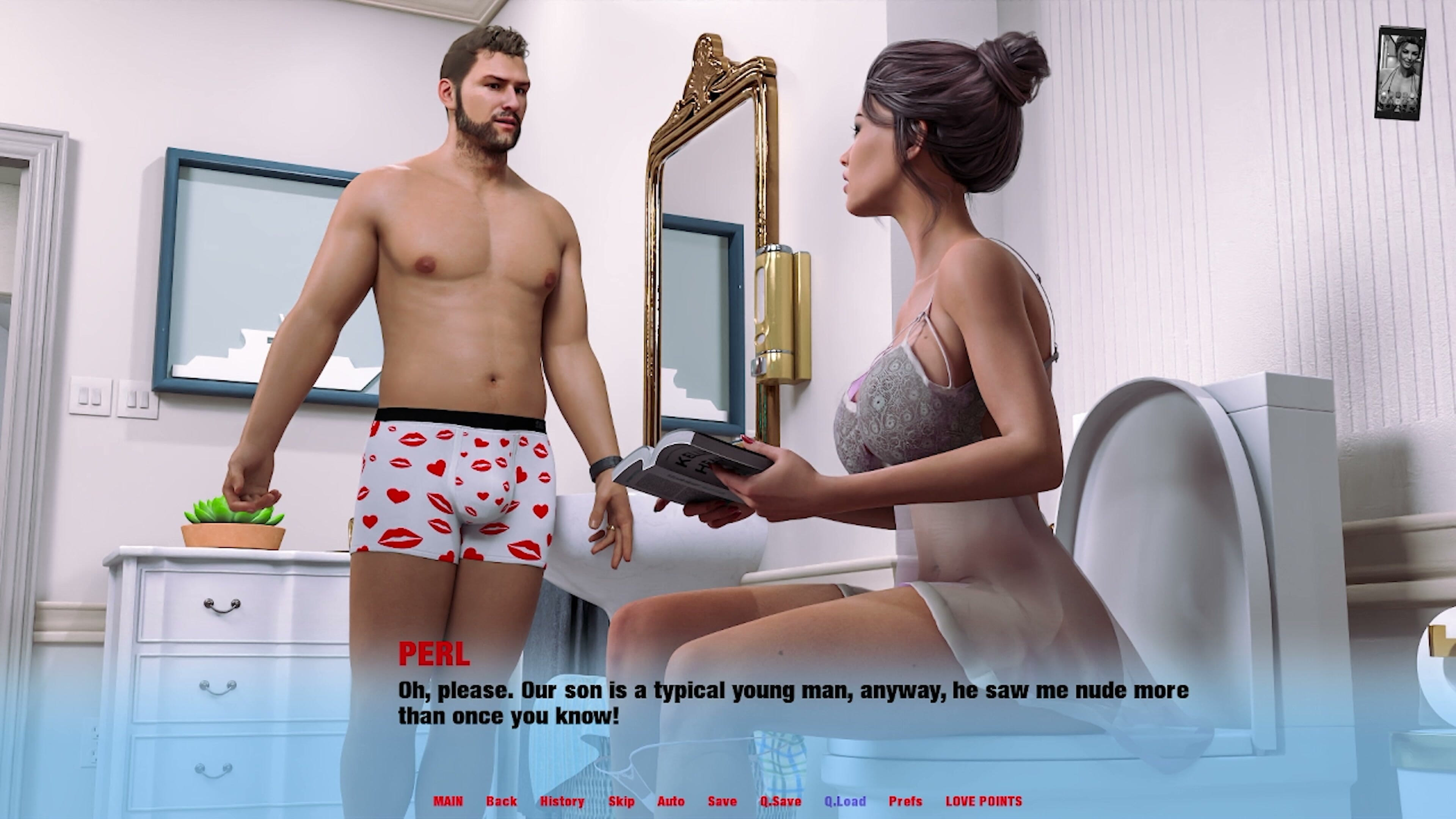 Alternative Worlds 4 - Wife Treats Husband with the Best Blowjob in the Bathroom