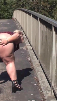 A Walk and Strip on the Road Bridge