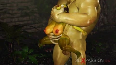 3dxpassion: Green Monster Ogre Fucks Hard a Horny Female Goblin ...
