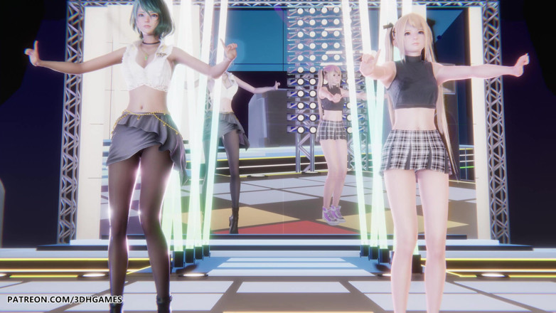 3D-Hentai Games: [mmd] Sunlight Marie Rose Tamaki thoát y gợi cảm Doa...