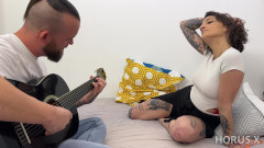 Horus X: Tatooed Babe Lena Fucks Her Guitar Tutor