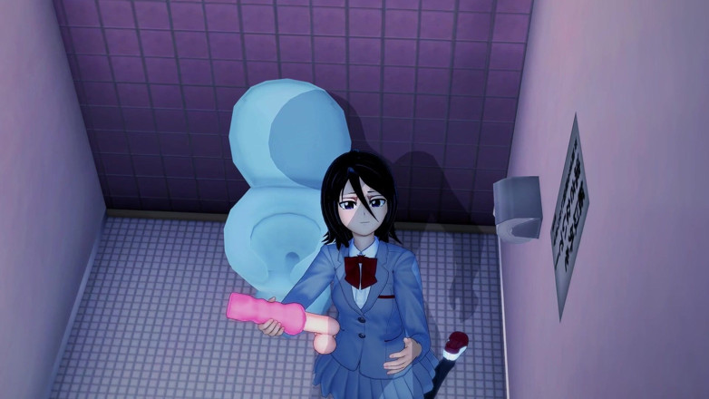HentaiF3tish: Rukia tar en creampie efter ett avrunkning