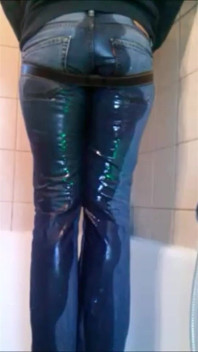 Unordentliche piss, sperma-pisse