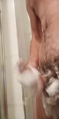 Shower Play Big Cock