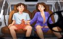 Cartoon Universal: Summertime saga part 29 - milf jerk me in car ( French sub )