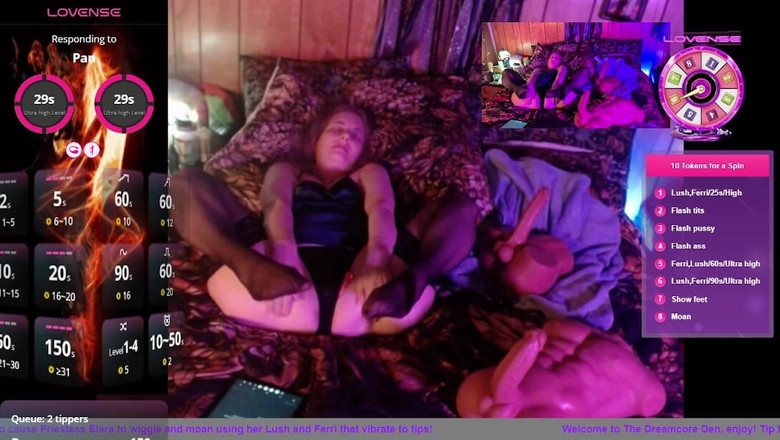 Elaras Pan: Elara W "the Dreamcore Den" Masturbuje Się, Ssie Kutasa I Anal...