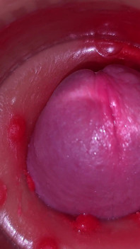 Kamera v pochvě, děložní pov, creampie 4K