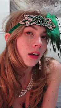 Stella Elle's Roaring '20s Jerk off Instruktion POV Förförelse väntar!