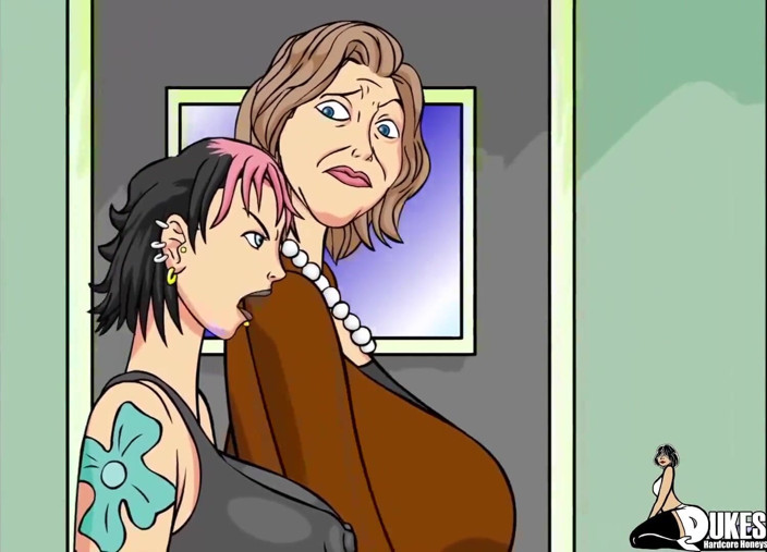 Dukes Hardcore Honeys: Large breast Emo chick fucks her teacher