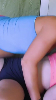 Strapon Fuck Hard Lesbian of Two Hot Babes