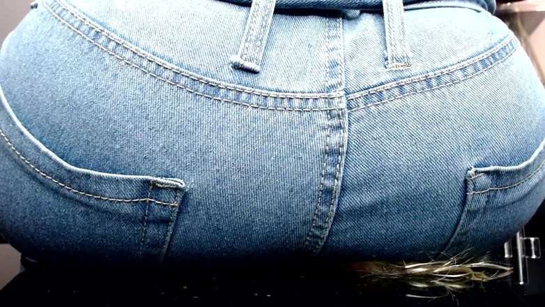 Maeling: Shrunk Teens Crushed in Denim Jeans and Ass Stifled Ignorant