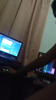 Stepmom Comes to See What I'm Doing on the Computer