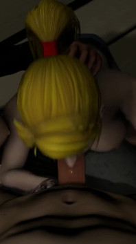 Threesome Deepthroat Blowjob