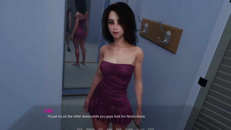 3D Cartoon Porn: Away From Home 43 - Liam and Lily Fuck in the Dressing...