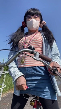 No223 ノーパン露出サイクリング