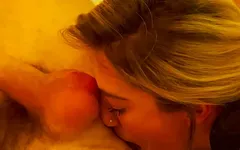 French blonde Megane Lopez rimming and riding