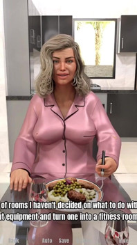 Grandmashouse # 01 - Vnadná sexy 60letá GILF miluje škádlení svého nájemce