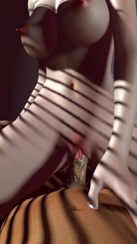 3D Horny Slut Cosplay Model Wearing Sexy Dress Got Fucked so Hard