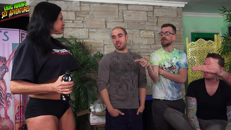 Eric Johns Sex Adventures: Erotique entertainment - Product rep Shelia Marie demonstrates DP gangbang with...