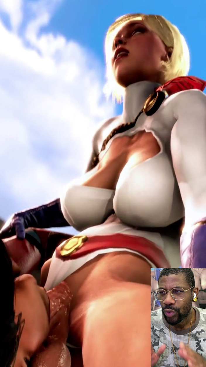 L6RD7BLU3 FUTA: Peituda transgênero ébano menina vaqueira cavalga em um pau com tesão...