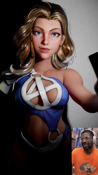 Sue Storm Makes a Special Bald Pussy Video for You to Jerk off Too