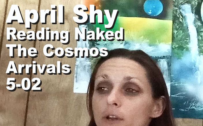 Cosmos naked readers: April tímida leyendo desnuda Las llegadas del cosmos PXPC1052