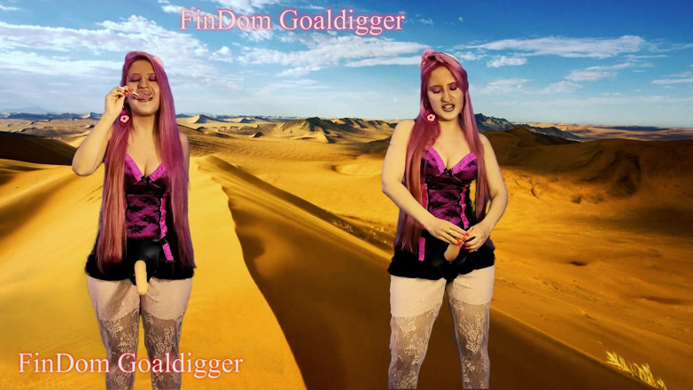 FinDom Goaldigger: Strap-on JOI