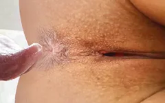 18 vs 65 năm cận cảnh làm sạch lỗ hậu của thiên thần với lưỡi dài
