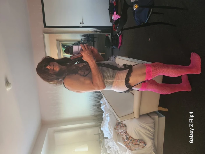 Jasmine Sub: Crossdressing Sissy Taken a Fat 10 Incher. Cum on Cock and...