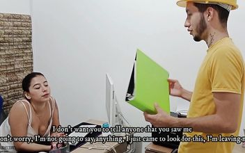 Indecent Proposal His Boss Gives Him in Exchange for Taking Away His Horny Cum in Stomach – Porn in Spanish