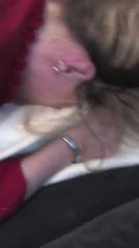 Hairy big ass chick gets sprayed on her face