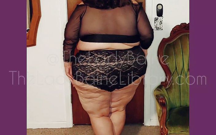 Lady Baine Presents: SSBBW heiße dessous schleppen und anprobieren