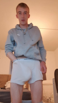 Teen with Huge Floppy Uncut Cock