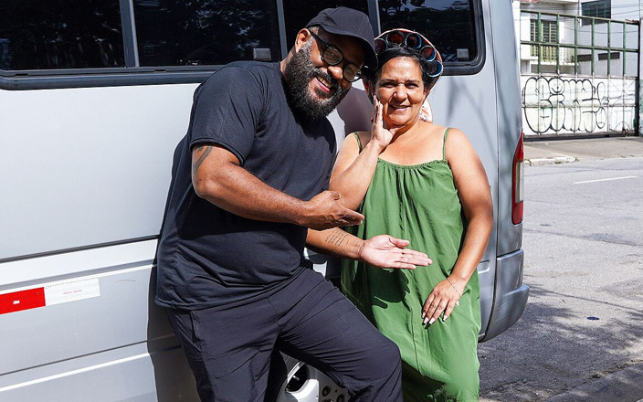 MaturePickup: Fat Belly Mature Rough Ass Fucked in My Driving Van