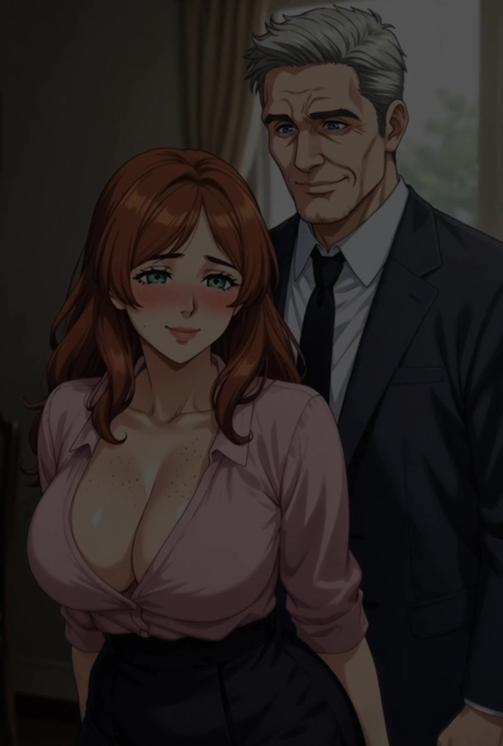 Stories&Anime: 상사의 행복한 사무실 애완동물 Ep1이 되는 매력적인 38살 유태인 회계사