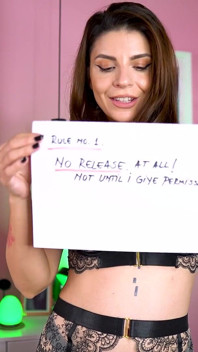 The Locktober Oath - No Release Until I Say so Chastity Femdom Control