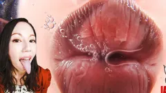 Sensual Tongue Play: Rei Tokunaga's Mesmerizing Performance!