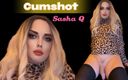 Sasha Q: Trans dziewczyna wytryski