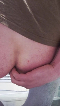 Straight Husband Plays with Balls
