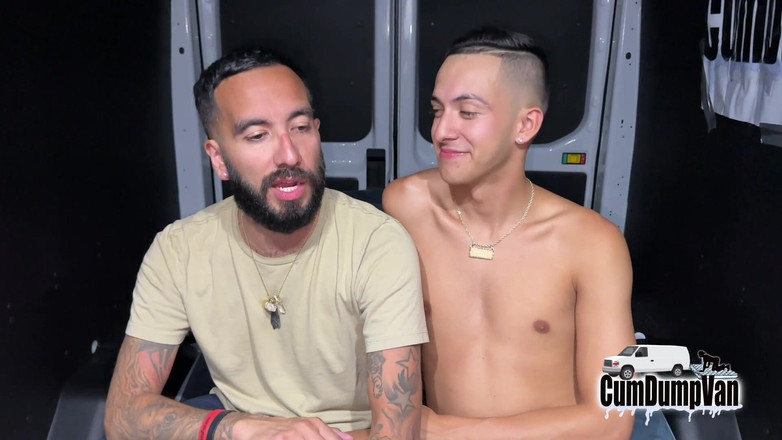 Cum Dump Van: Sborrata discarica furgone ragazzo latino scopata senza preservativo gangbang hardcore...