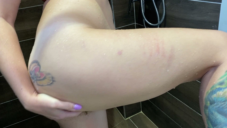 Hairy couple: Fucked Shy Hairy Woman in the Shower and Cumming While...