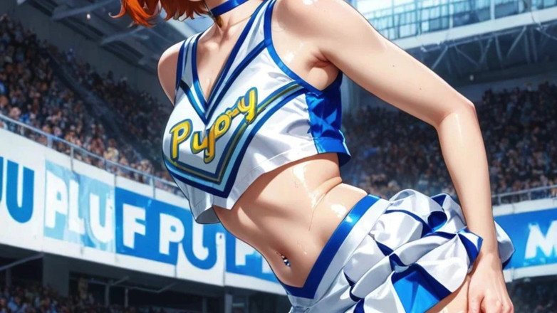 Real story futanari JOI: Futanari. Hot Cheerleader and Shemale Shoves Her Dildo Into Her...