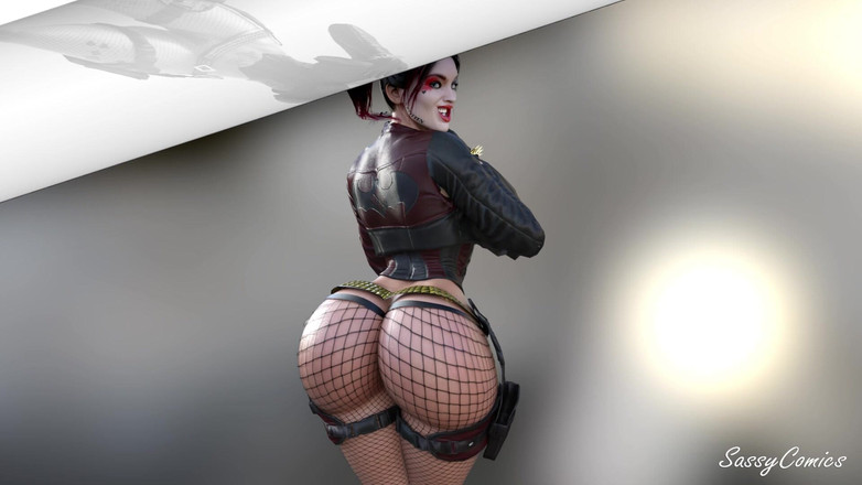 Sassy comics: Harley Quinn anál ošukaná Jokerovým masivním ptákem