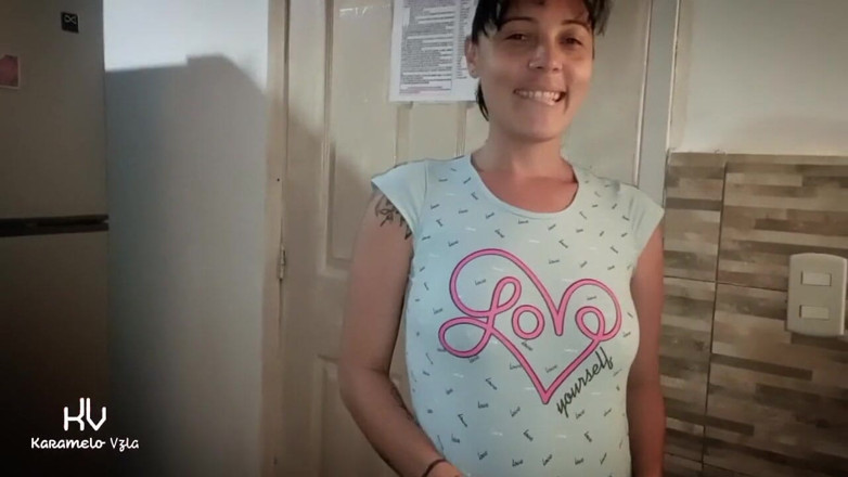 KarameloVzla: Cleaning Girl Catches Tenant Touching His Cock and She Offers...