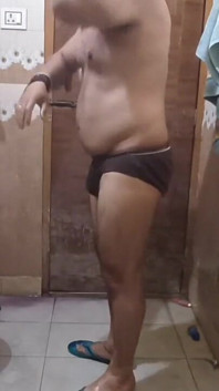 Hot and Sexy Man and Bathing Video