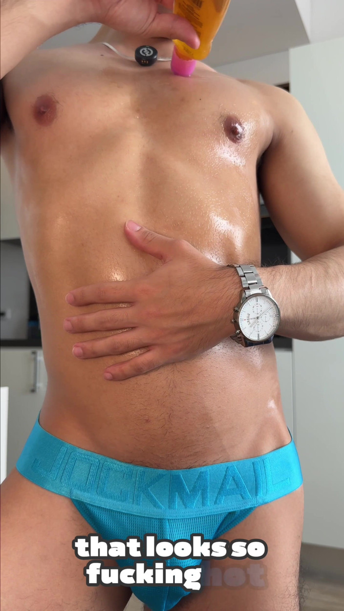 aodaboy: Corrida Fuerte Y Aceite En Mi Cuerpo