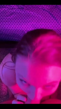 Aspen a BBW Sucking on Daddies Cock and Getting Face Fucked